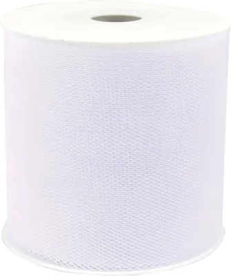 Image de Goldina® 8498 10001 0050 Zierband Tüll - 100 mm x 50 m, weiß
