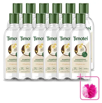 Obrázok produktu pre 12 ks šampónu Timotei 2 v 1, výživujúci - 300 ml - balenie s 12 kusmi