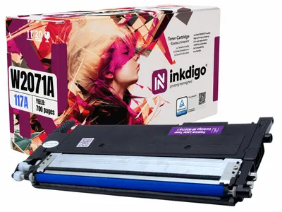 Produktbild von Inkdigo Toner W2071A für HP Color Laser 150a, 150nw, MFP178nw, MFP178nwg – Cyan, 700 Seiten,, KI-generiertes Bild
