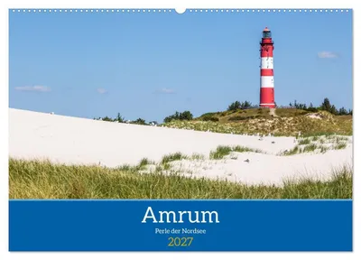 Produktbild von Amrum - Perle der Nordsee (Wandkalender 2027 DIN A2 quer), CALVENDO Monatskalender