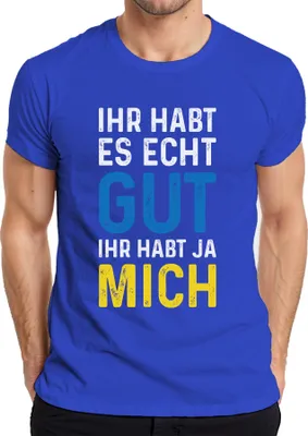Immagine prodotto di Mi hai fatto dire sarcasmo, maglietta da uomo, blu, XL