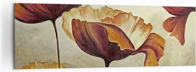 Produktbild von Bild auf Leinwand - Leinwandbild - Mohn Blume Wiese - 160x50cm - Wand Bild - Wanddeko - Wandbilder - Leinwanddruck - Bilder - Kunstdruck - Wanddekoration - Leinwand bilder - Wandkunst - AB160x50-3760