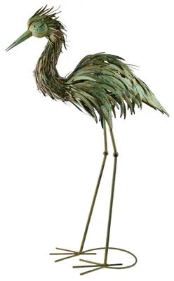 Imagen del producto de Figura de metal, modelo "Mondex Cedric", color verde, dimensiones 60x20x95 cm, 1 unidad