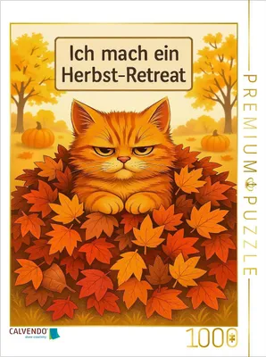 Produktbild von CALVENDO Puzzle Mein Herbst-Retreat – jetzt als Puzzle | 1000 Teile Lege-Größe 64x48cm Foto-Puzzle für glückliche Stunden