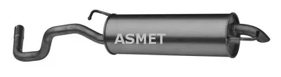 Produktbild von ASMET 03.071 Endschalldämpfer für VW Golf IV Schrägheck (1J1) Auspuff