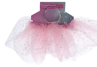 Produktbild von Prinzessinnentutu mit Tiara - pink