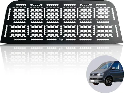 Zdjęcie produktu dla 040 Parts Molle Board dla VW T5 T6 T6.1 Bagażnik rowerowy Bagażnik Offroad Akcesoria kompatybilne z oryginalnym bagażnikiem tylnym LOGO