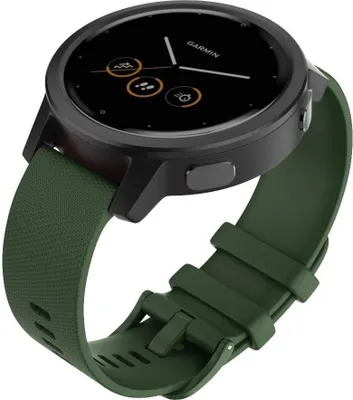 Produktbild von Strap-it Garmin Vivomove 3s Armband Silikon - 39mm - Armeegrün