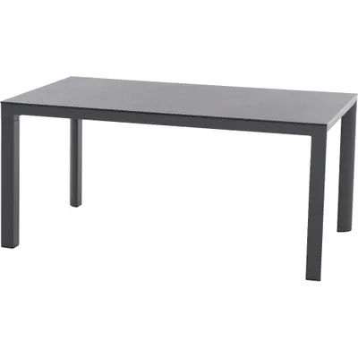 Produktbild von Siena Garden Silva Dining Tisch – 180 x 95 cm, Aluminium (matt anthrazit) & HPL Titan