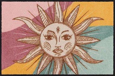 Produktbild von Salonloewe CELESTIAL SUN Fußmatte Wohnmatte 50 x 75 cm