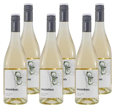 Produktbild von Spassvögel Cuveé Weiss -halbtrocken- (6 x 0,75L)
