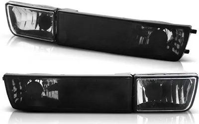 Produktbild von Klarglas Frontblinker / Nebelscheinwerfer für VW Golf 3 91-97 / Vento 92-98 schwarz