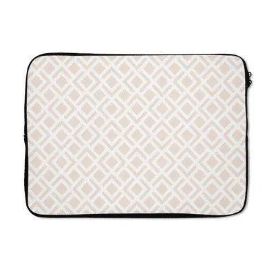 Obrázek produktu pro Pouzdro na notebook 14 palců Vzory - Abstraktní - Béžová - Geometrie Brašna na notebook