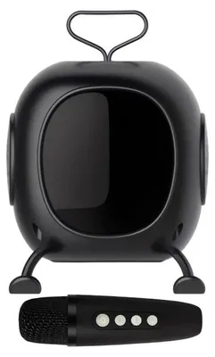 Zdjęcie produktu dla Verk 27500 Głośnik karaoke Bluetooth RGB z mikrofonem bezprzewodowym, czarny