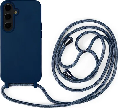 Produktbild von Handykette für Samsung Hanyhülle mit Band Hülle mit Kodel Smartphone Halskette Galaxy S24+ Blau