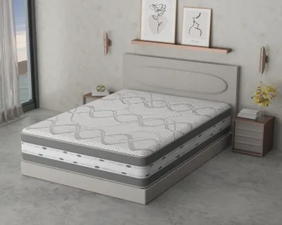 Immagine prodotto di Materasso Giove,Memory Foam Gel Wind,Carbon Sfoderabile,Ergonomico, Ipertraspirante,80x200 alto 25 cm