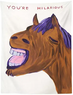 Immagine prodotto di Tappeto a tema cavalli, ideale per decorare la stanza dei bambini o il soggiorno, con facile installazione