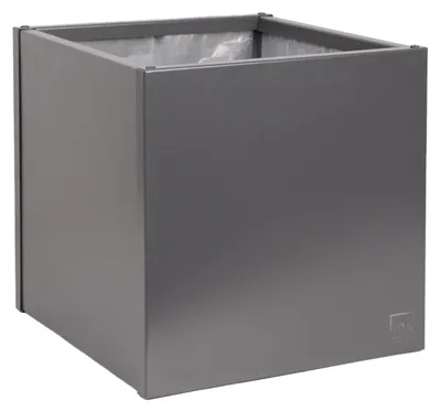 Produktbild von UNUS Deko Pflanzkübel quadratisch 40x40x40cm anthrazit inklusive Teichfolieneinsatz