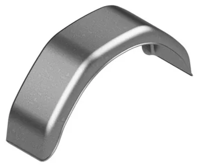 Produktbild von DE HAAN HMHR 2280 Einzelkotflügel 15-16 Zoll aus verzinktem Stahl für Pkw-Anhänger 800x220 mm als robuster Radkasten
