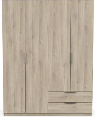 Immagine prodotto di Calicosy - Armadio 4 ante e 2 cassetti Ghost - L157,3 cm