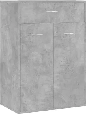 Produktbild von Schuhschrank Betongrau 60x35x84 cm Holzwerkstoff
