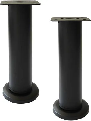 Immagine prodotto di Piedini regolabili per mobili - Supporti per mobili - Stabilizzatori per mobili - Altezza regolabile - 18-30 cm - Neri
