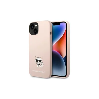 Image de Karl Lagerfeld Klhcp14Mslctpi Iphone 14 Plus / 15 Plus 6.7 Hardcase Light Pink/Light Pink Silicone Choupette Body