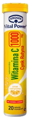 Obrázek produktu pro Kruger Vitamin C 1000 mg šumivé tablety