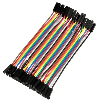 Jumper Wire Set, 40-polig, Buchse-Buchse, 10 cm, 5 Stück
