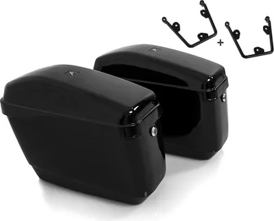 Immagine prodotto di Set di 2x valigie laterali con supporto per Honda Rebel 1100 CMX 21-25 Nevada