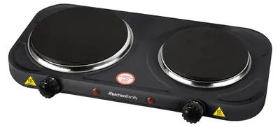 Zdjęcie produktu dla Melchioni COOK 2, Czarny, Stal nierdzewna, Blat, Płyta uszczelniona, 2 stref(y), 2 stref(y), Okrągły