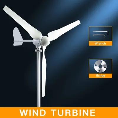 Productafbeelding van Windgenerator 24V 2000W - Horizontale Windturbine met 3 Bladen voor Huis en Off-Grid