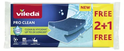 Obrázek produktu pro Vileda Glitzi Pro Clean – čistič na hrnce, balení 2+1 (3 ks)