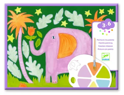 Produktbild von Kreatives Malbuch: Wilde Tiere von Djeco