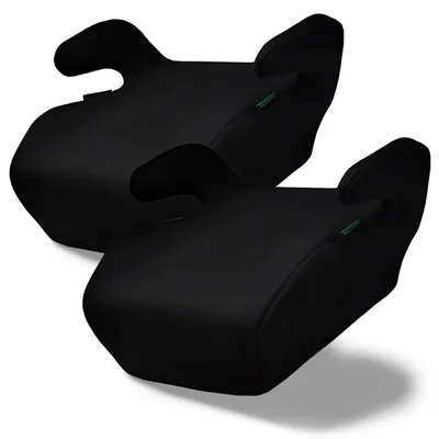 Produktbild von HiTS4KiDS AKRON Kindersitzerhöhung COTI 2er Set (Schwarz) – Sitzerhöhung für Kinder von 126–150 cm – e Sicherheit nach Norm R129