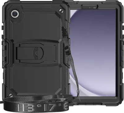 Obrázok produktu pre Pre Samsung Galaxy Tab A9 silikónové puzdro na tablet s ramenným popruhom + držiakom