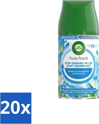 Obrázok produktu pre Air Wick – náplň – Freshmatic Pure Spring Dew – 250 ml – výhodné balenie – 20 kusov