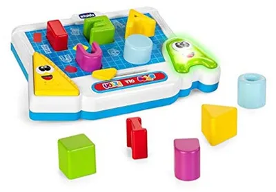 Productafbeelding van Activiteitentafel - Educatief speelgoed - Vormen leren - Montessori geïnspireerd - 27 x 17 x 4 cm - Multicolor