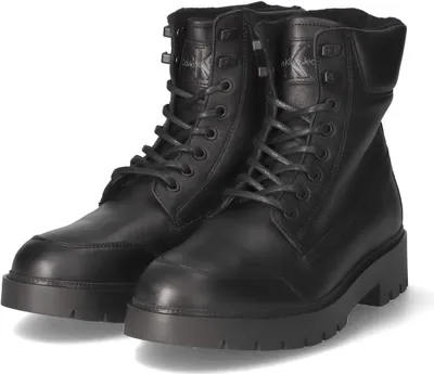Image de Calvin Klein Jeans Bottines pour homme YM0YM00847 0GT Couleur : Noir Taille : 43