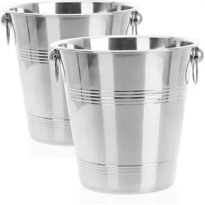 Produktbild von com-four® 2x Sektkühler - Kühlkübel für Champagner, Sekt und Wein