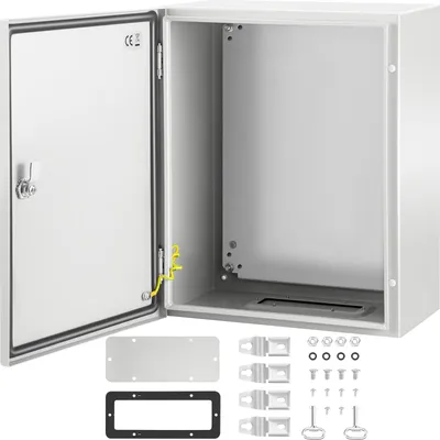 Zdjęcie produktu dla Skrzynka elektryczna rozdzielnia obudowa metalowa 50x40x15 cm