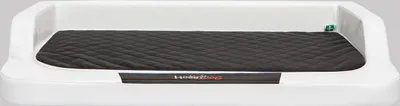 Produktbild von Hundekissen Hundebett Hundekorb Hundesofa Orthopädisch für Haustier Hunde Waschbar - Medico Lux 120 x 80 x 19 cm [Größe: XXL] - Weiß mit Schwarz