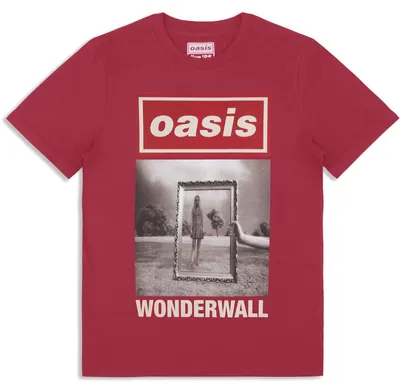 Produktbild von Oasis - "Wonderwall" T-Shirt für Herren/Damen Uni RO17450 (XL) (Bordeauxrot)