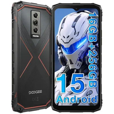 Produktbild von DOOGEE Blade10 Pro Smartphone Handy, Android 15, 6,56" 90Hz, 5150mAh Akku, 30GB+256GB, 4G, 50MP, NFC, Gesichtserkennung, IP68, ohne Vertrag