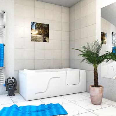 Produktbild von Whirlpool Seniorenwanne mit Tür S17-WP-L 150x75cm