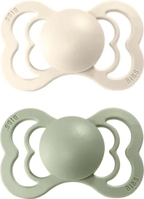 Obrázek produktu pro BIBS Supreme dudlíky z přírodního kaučuku 2 ks vel. 2 Ivory / Sage