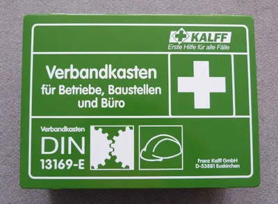 Produktbild von Betriebsverbandkasten groß, Metall, DIN 13169-E