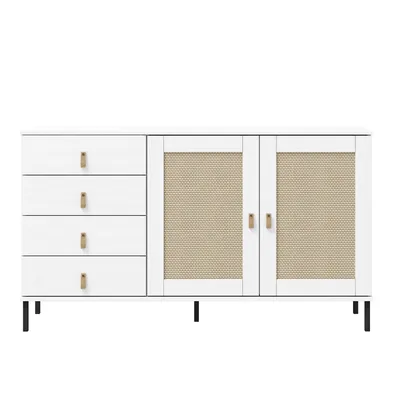 Produktbild von Woodroom Sideboard Kiefer massiv lackiert 140x80x40 cm