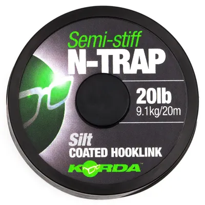 Obrázek produktu pro Korda návazcová šňůra N-TRAP Semi -Stiff 15lb Silt