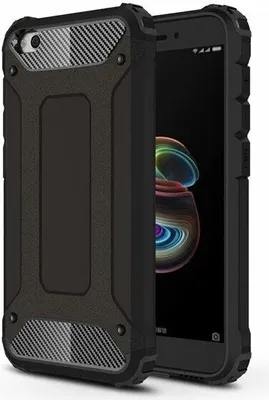 Produktbild von Hybrid Armor Hülle für Samsung Galaxy M30 - Robuster Schutz in Schwarz KP19186